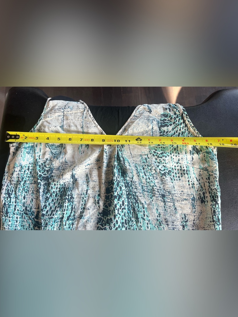 Charlie jade silk snakeskin print sheer back top - Picture 5 of 6